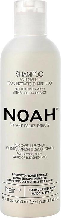 Actual product image Noah NOAH For Your Natural Beauty Anti-Yellow Shampoo Hair 1.9 szampon niwelujacy żółte tony 250ml (250 ml, Liquid shampoo)