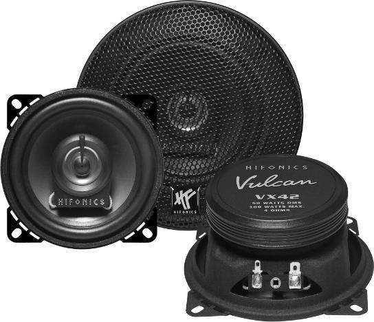 Image du produit Hifonics Vulcan VX42 Haut-parleur à 2 voies de 10 cm (100 W, 10 cm)