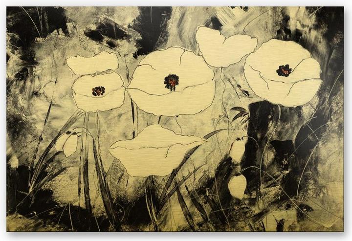 Produktbild Trenddeko Goldeffekt - Niksic - Zeitlose Schönheit (100 x 70 cm)