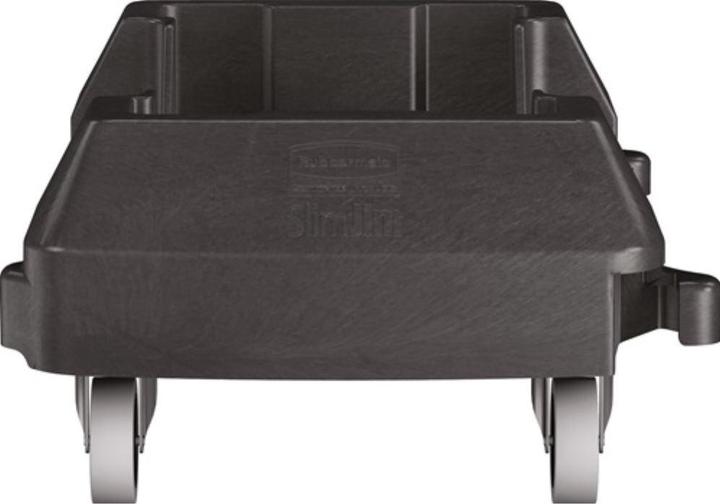 Produktbild Rubbermaid Fahrwagen mit 4 Lenkrollen Wertstoffsammler 60 l schwarz (60 l)