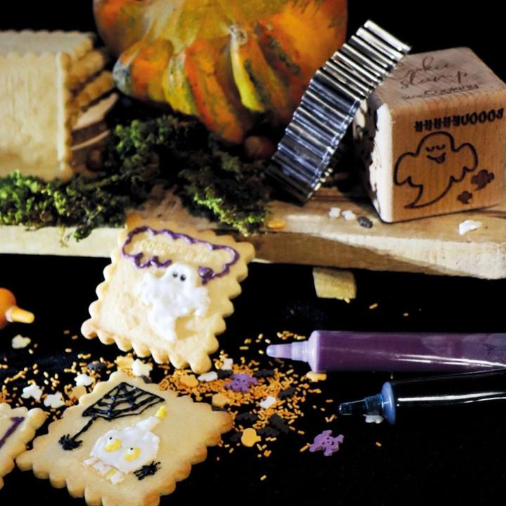 Produktbild ScrapCooking Ausstecher mit Würfelstempel Halloween