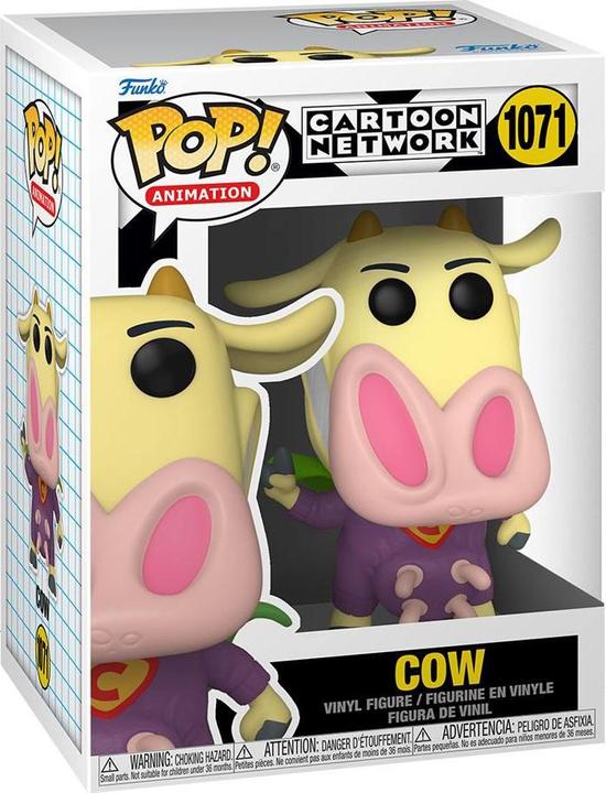 Immagine prodotto Funko POP Cartoon Network Cow and Chicken - Superhero Cow