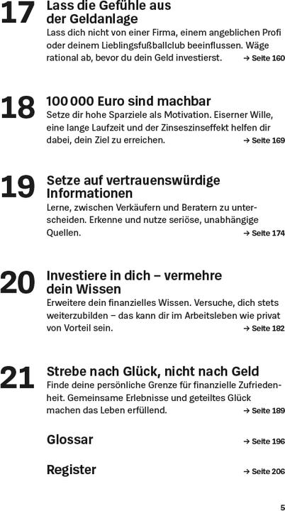 Valori nutrizionali e ingredienti 21 Dinge über deine Finanzen, die du wissen solltest (Tedesco, Matthias Kowalski, 2025)