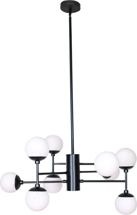 Actual product image DKD Home Decor Ceiling lamp Crystal Black (76.2 x 76.2 x 40.64 cm)