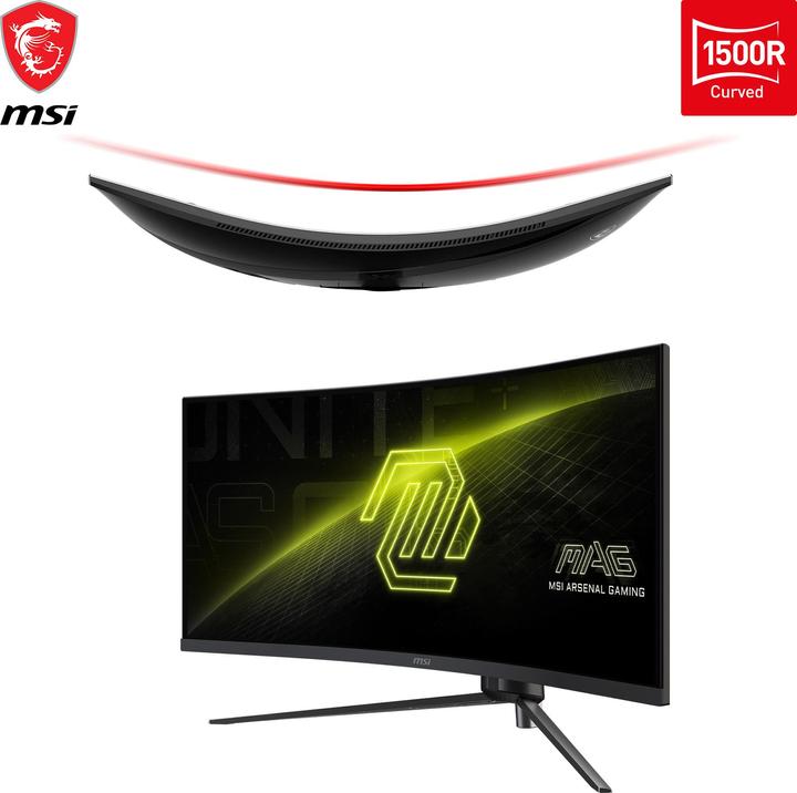 Actual product image MSI MAG 345CQRDE (3440 x 1440 pixels, 34")