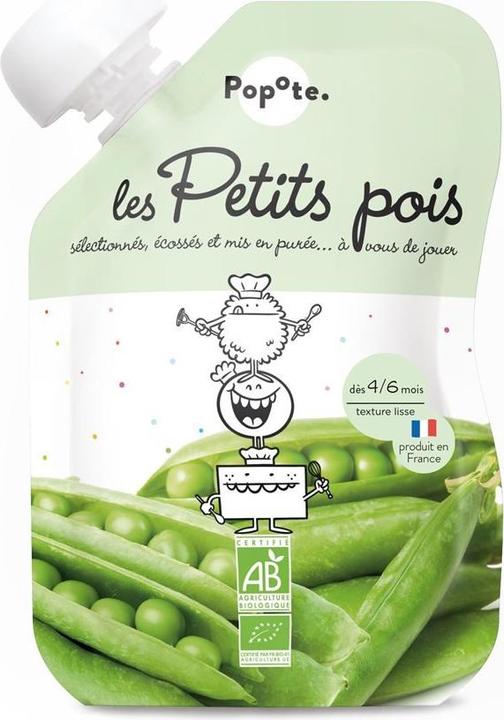 Actual product image Popote Quetschie Erbse BIO (120 g)