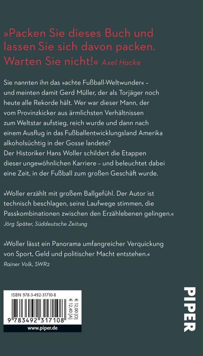 Produktbild Gerd Müller: oder Wie das grosse Geld in den Fussball kam (Deutsch, Hans Woller, 2021)