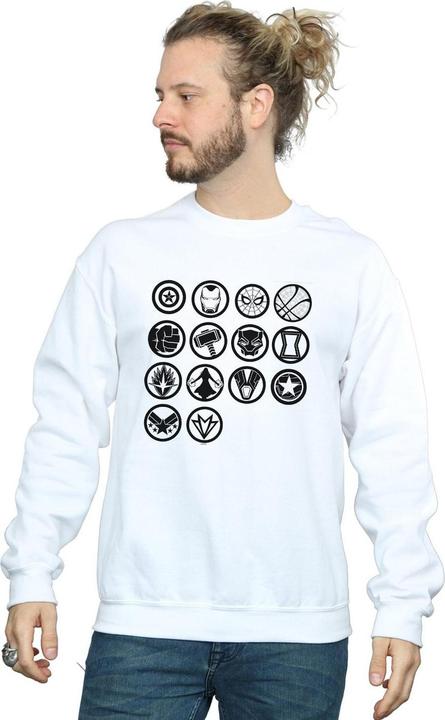 Immagine prodotto Felpa uomo Avengers Infinity War Icons Assemble in cotone (XXL)