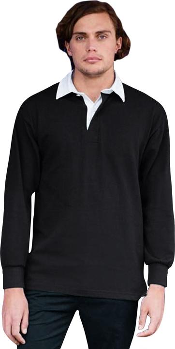 Actual product image Front Row Premium Longsleeve RugbyShirt PoloShirt long-sleeved (XL)