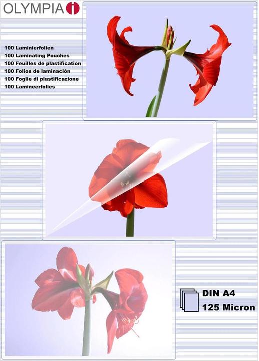 Olympia Feuilles de plastification