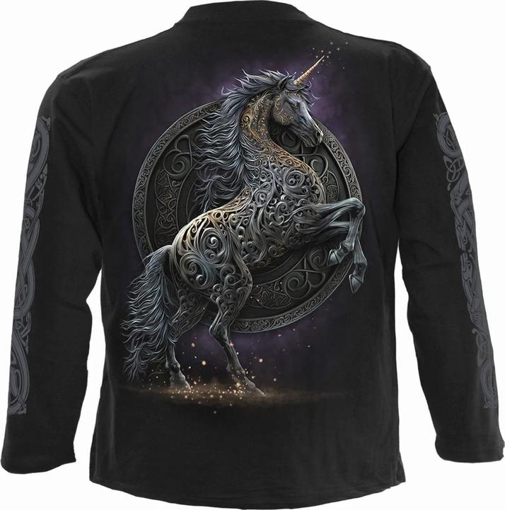 Produktbild Spiral Celtic Unicorn TShirt Langärmlig (M)