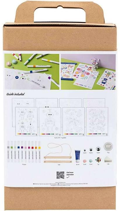 Actual product image Creativ Company Bastelset Malen Schmetterlinge Und Roboter