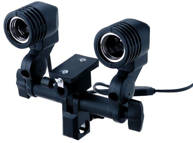 Studioking Universal E27 lamp holder with 2 sockets DLE27D