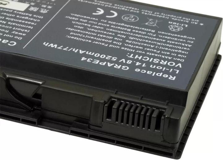Immagine prodotto AccuCell Batteria per Acer TravelMate 5520/ 5220/ 7220/ Tipo CONIS72 5200mAh - 14,8V - 5200 mAh (5200 mAh)