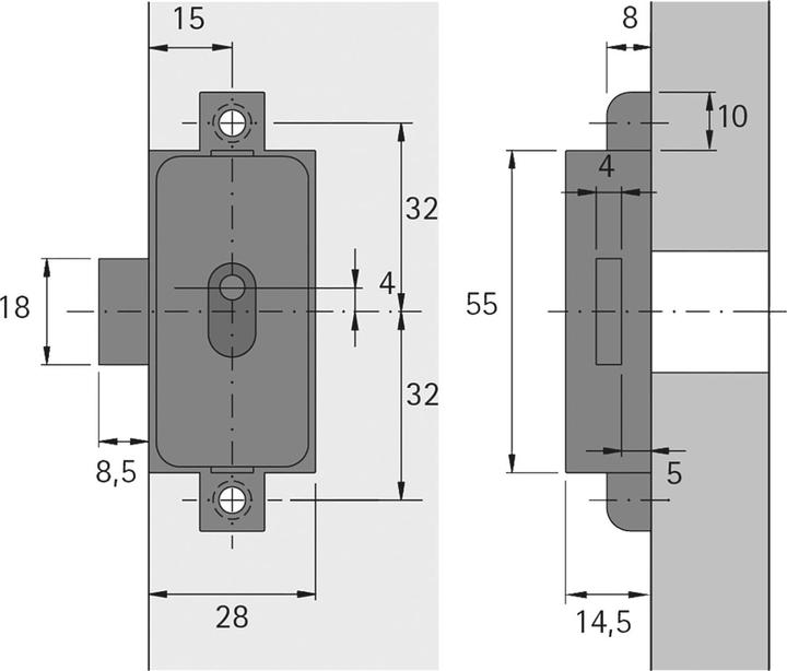 Produktbild Hettich Drehstangenschloss