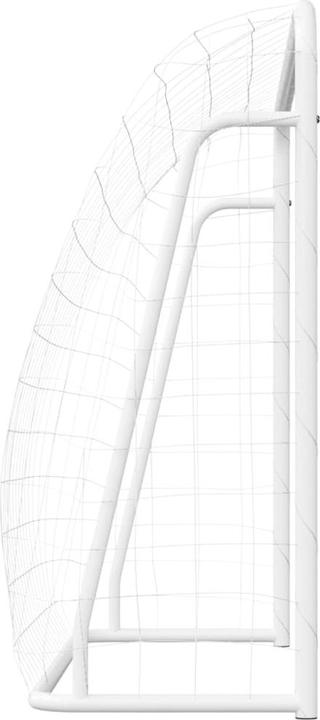 Produktbild VidaXL Fussballtor mit Netz Weiss 214x75x152 cm Stahl & Polyester