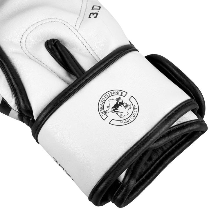 Actual product image Venum Challenger 3.0 Boxing Gloves - Black/White (12 OZ, 10, 12)