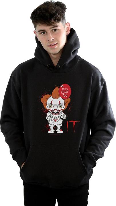 Image du produit Universal Textiles - Sweat à capuche CHIBI YOU'LL FLOAT TOO - Homme (L)