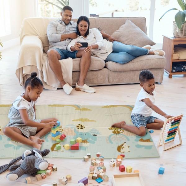 Image du produit Relaxdays Tapis de jeu (195 x 146 x 1 cm)