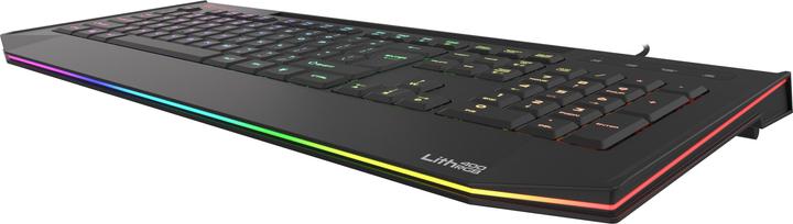 Produktbild Genesis LITH 400 for games, RGB LED backlight, US, Black, with cable (Eng. Int., Kabelgebunden)