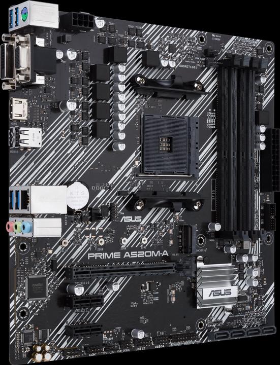 Actual product image ASUS PRIME A520M-A II/CSM (AM4, AMD A520, mATX)