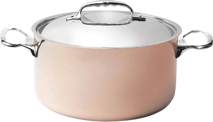 Actual product image de Buyer Inocuivre cooking pot with lid (24 cm, Pot, Copper)