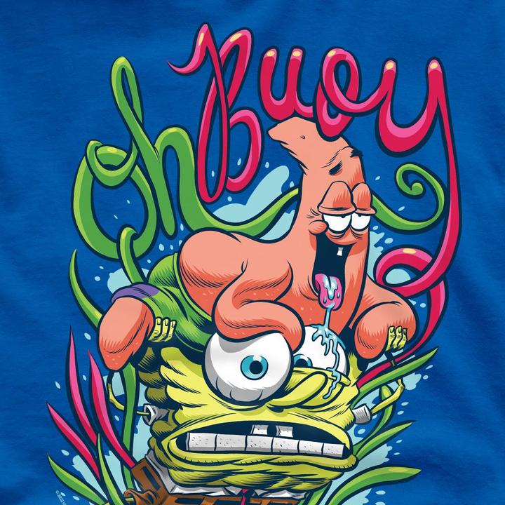 Actual product image Spongebob Squarepants Mens Oh Buoy T-Shirt (S)