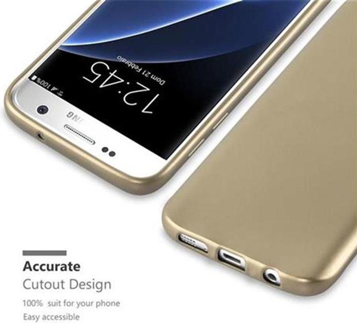 Actual product image Cadorabo TPU Matt Metallic Cover (Samsung Galaxy S7)