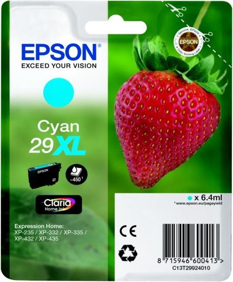 Actual product image Epson Sglpck Cyan 29xl Home Ink (C)