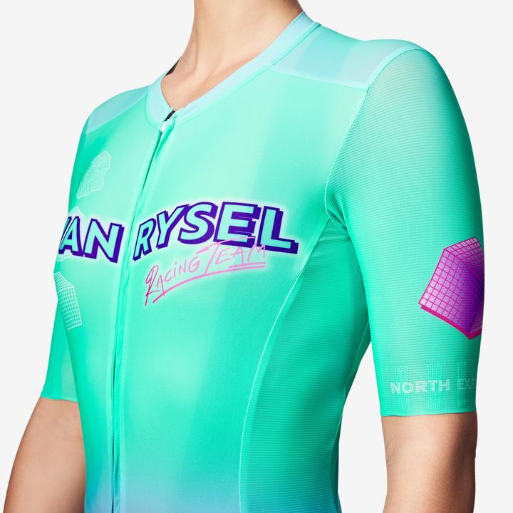 Produktbild Van rysel Radtrikot Rennrad kurzarm Sommer Racer 2 Aquamarin (M)