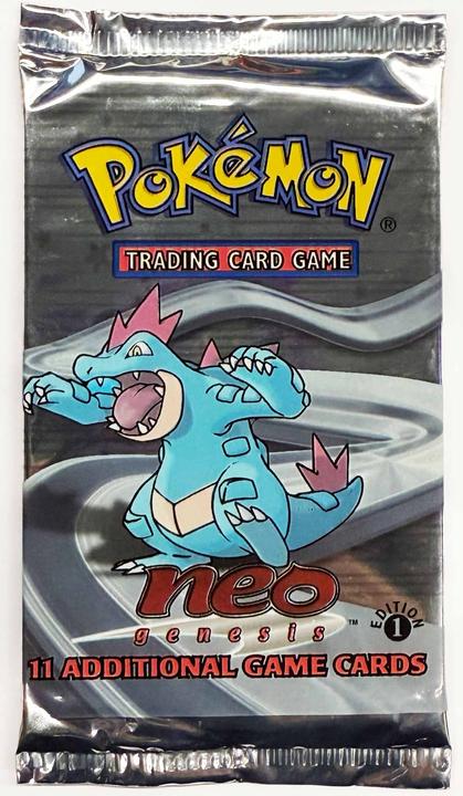 Immagine prodotto Pokémon Neo Genesis 1st Edition Booster Sealed (Typhlosion Artwork) - EN (Inglese, Pacchetto Booster)