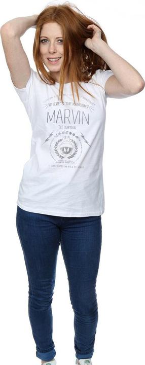 Actual product image Looney Tunes Womens/Ladies Marvin The Martian Where's The Kaboom Cotton T-Shirt (XL)