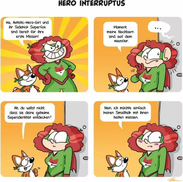 Actual product image Panini Die Abenteuer von Autistic Hero-Girl (German, Daniela Schreiter, 2017)