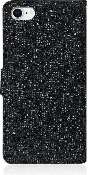 Produktbild MU Style Leder Glitzerhülle mit Streifen (Apple iPhone 7, Apple iPhone SE (3rd Gen), Apple iPhone 8, Apple iPhone SE (2nd Gen))