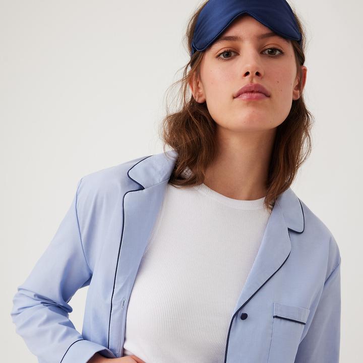 Actual product image La Redoute Collections Pyjama Signature in Chambray-Optik (38)
