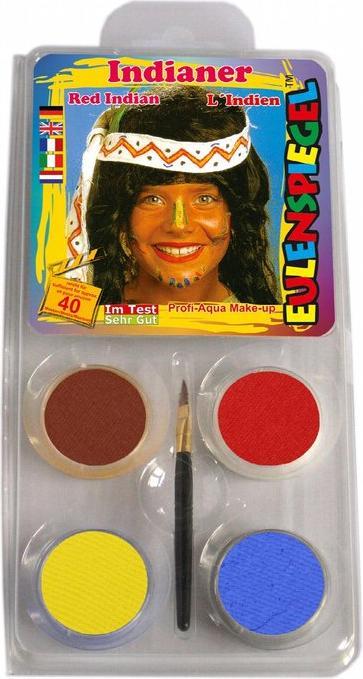 Actual product image Eulenspiegel Indian makeup set