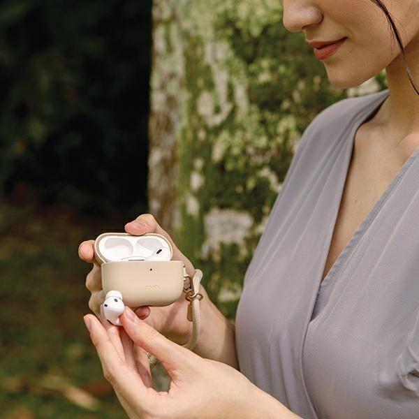 Produktbild Uniq etui Coehl Haven AirPods Pro 2 (2022/2023) kremowy/cream (Kopfhörer Tasche)