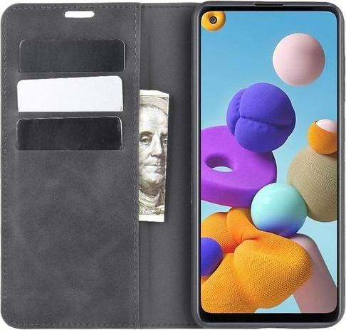 Actual product image MU Classic Classic V Leather Bookcover Series (Samsung Galaxy A21s)
