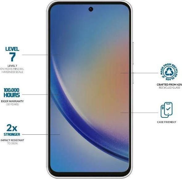 Image du produit Eiger Clear Edge (1 pièce(s), Samsung Galaxy A55, Samsung Galaxy A35)