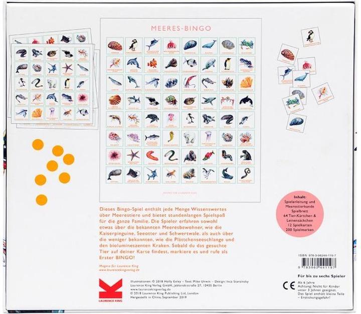 Image du produit 441197 - Meeres-Bingo - Jeu de société, 2-7 joueurs, 6+ ans (édition DE) (Allemand)