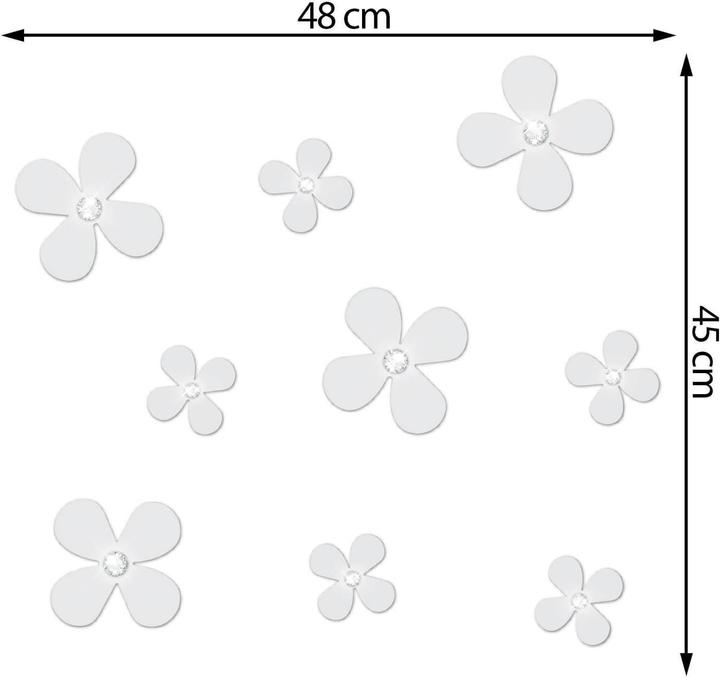 Image du produit Walplus Fleurs (85,5 x 85,5 cm)