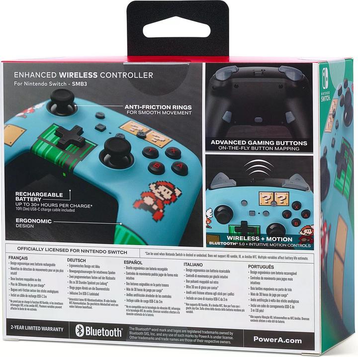 Produktbild PowerA Power A Wireless Controller Super Mario Bros 3 (Switch, Switch Lite, Switch OLED)