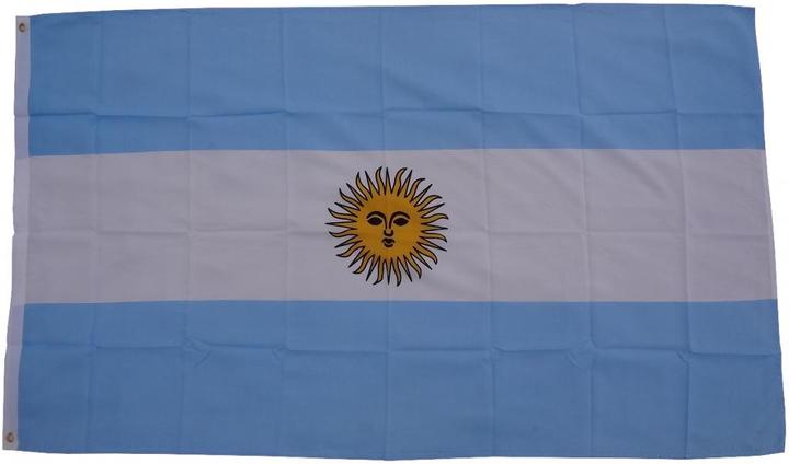 Produktbild trends4cents XXL Flagge Argentinien 250 x 150 cm Fahne mit 3 Ösen 100g/m² Stoffgewicht Hissflagge