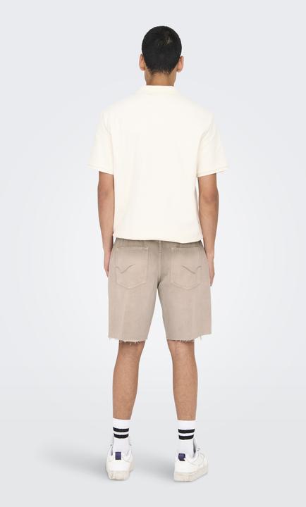 Produktbild Only & Sons Gerade geschnitten Mittlere Taille Shorts Jeans-Shorts (L)