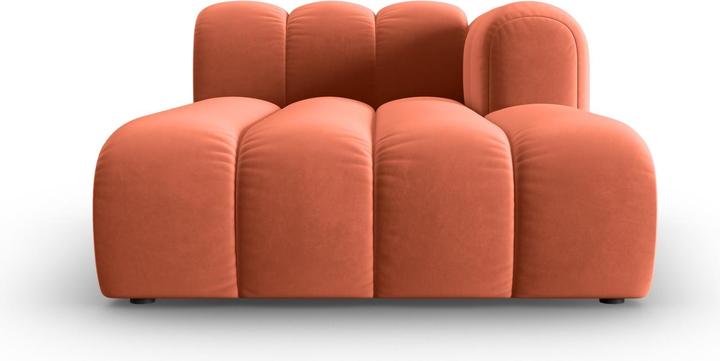 Actual product image Micadoni Velvet Chaise Longue Right, "Lupine", 2 Seats, 117x177x70Made in Europe (Chaise longue)