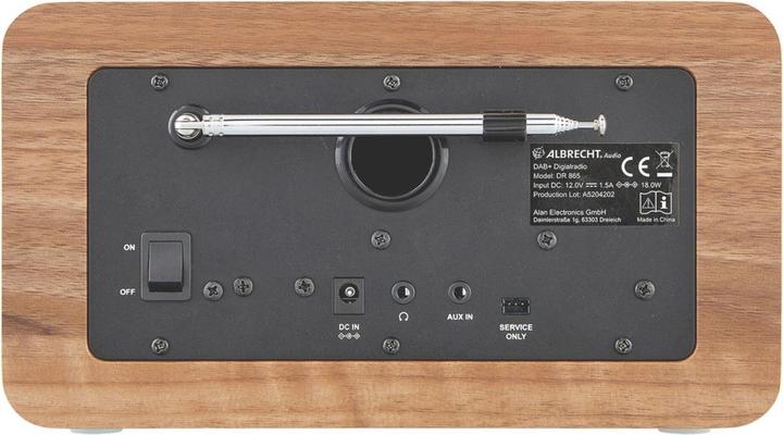 Immagine prodotto Albrecht DR 866 (DAB, FM, Bluetooth)