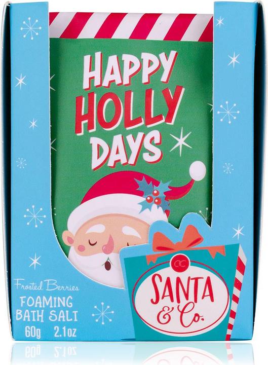 Immagine prodotto Accentra Sali da bagno SANTA & CO in sacchetto di carta, 60g, fragranza: Frosted Berries, colore: (Sali da bagno)
