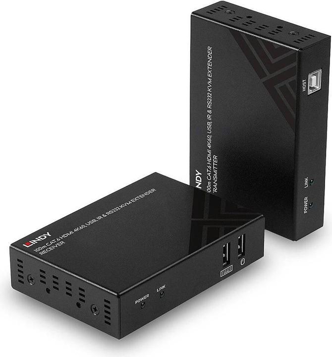 Actual product image Lindy HDMI, USB & RS232 KVM Extender