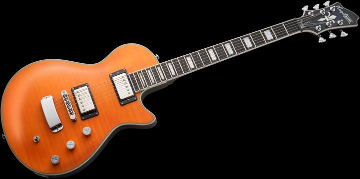 Immagine prodotto Hagstrom Chitarra elettrica, Ultra Max, Mandarino Latteo Satinato (Chitarra elettrica)