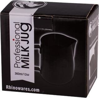 Actual product image Rhinowares Teflon milk jug black (0.36 l)
